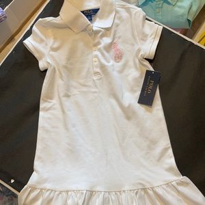 Polo Ralph Lauren white dress. Size 6. Never used